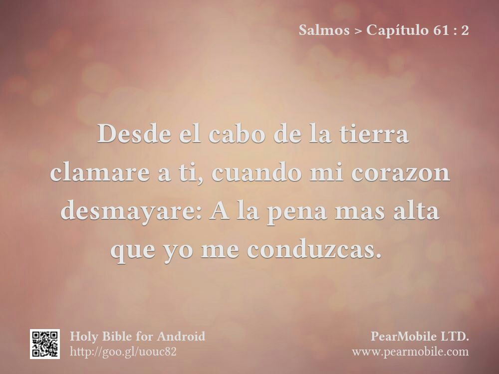 Salmos, Capítulo 61:2